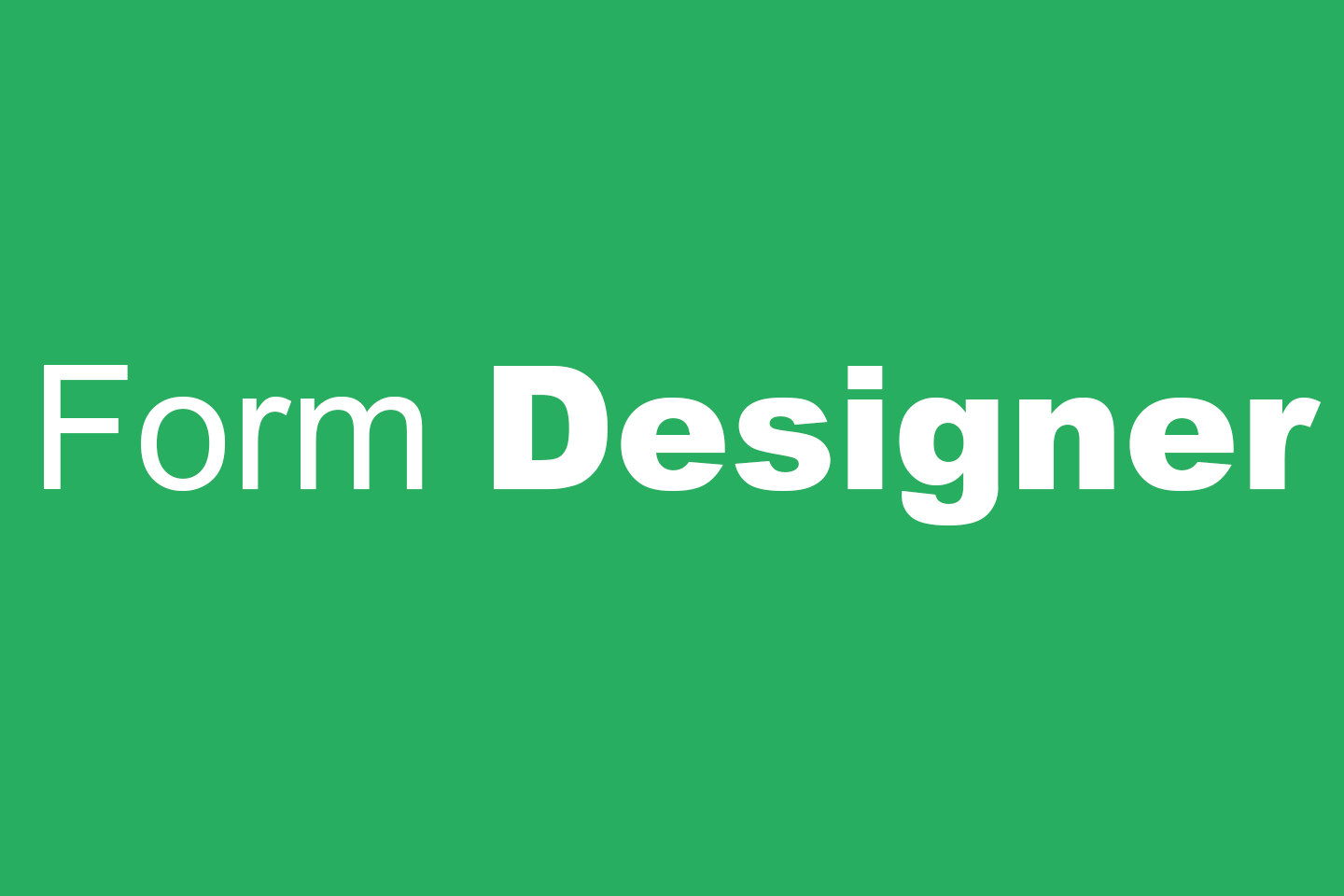 Form Designer Add-On for VFB Pro